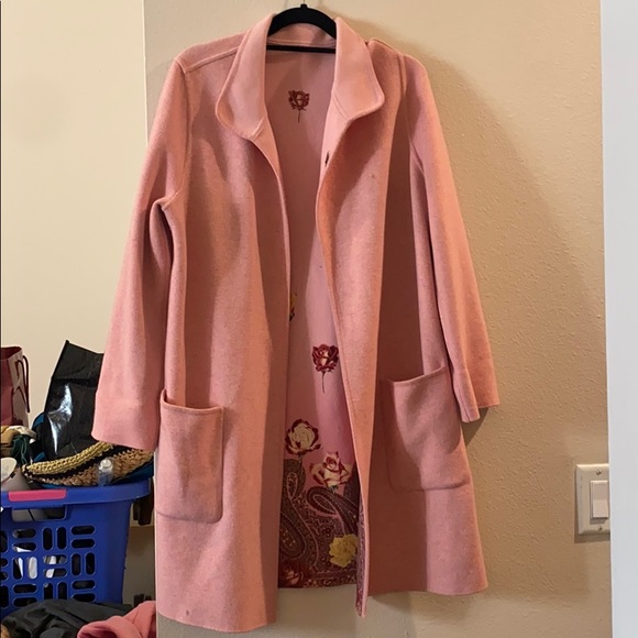 WOMENS PINK FLORAL REVERSIBLE COAT🧥🌸🌺🌷💓💗💖💘💝💕💞🌺🌷🌸🌼🪷🩷 - Picture 3 of 6